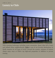 luxury Chile tours