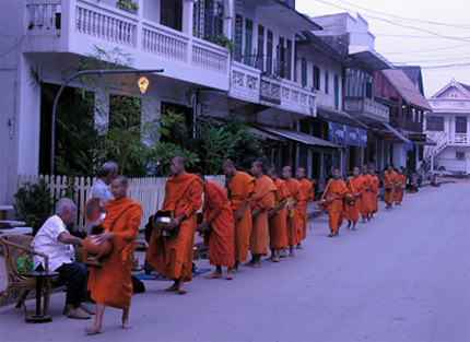 Luxury Indochina Tours - Monks in Laos