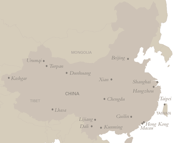 China Map, map of China