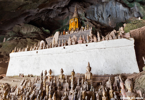 Pak Ou caves in Laos