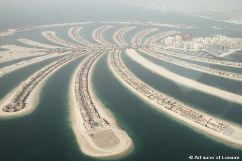 Dubai scenic flight view