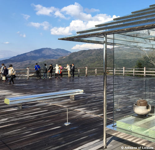 Glass tea house Kyoto