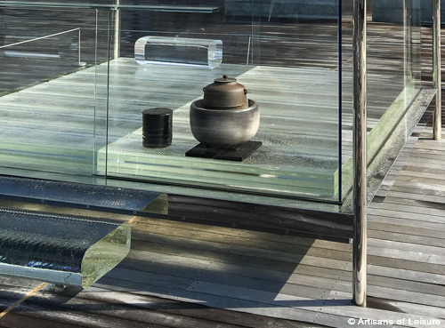 Glass tea house Kyoto