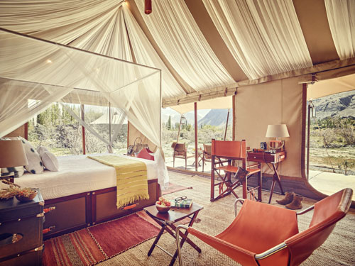 luxury tented camps India