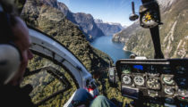 A Private Helicopter Flight through Stunning Milford Sound