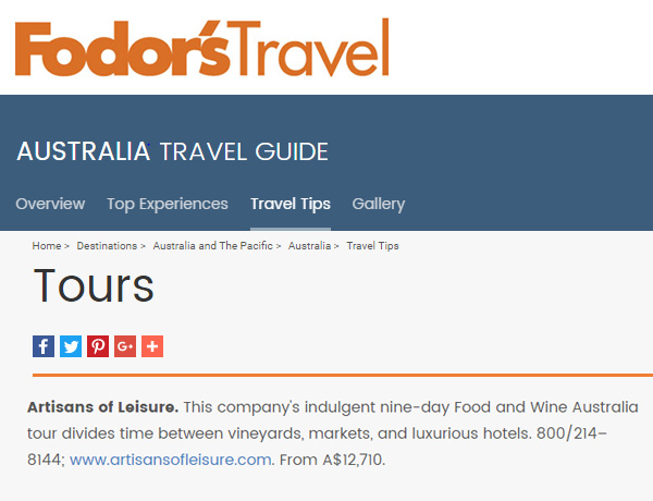 fodors travel australia