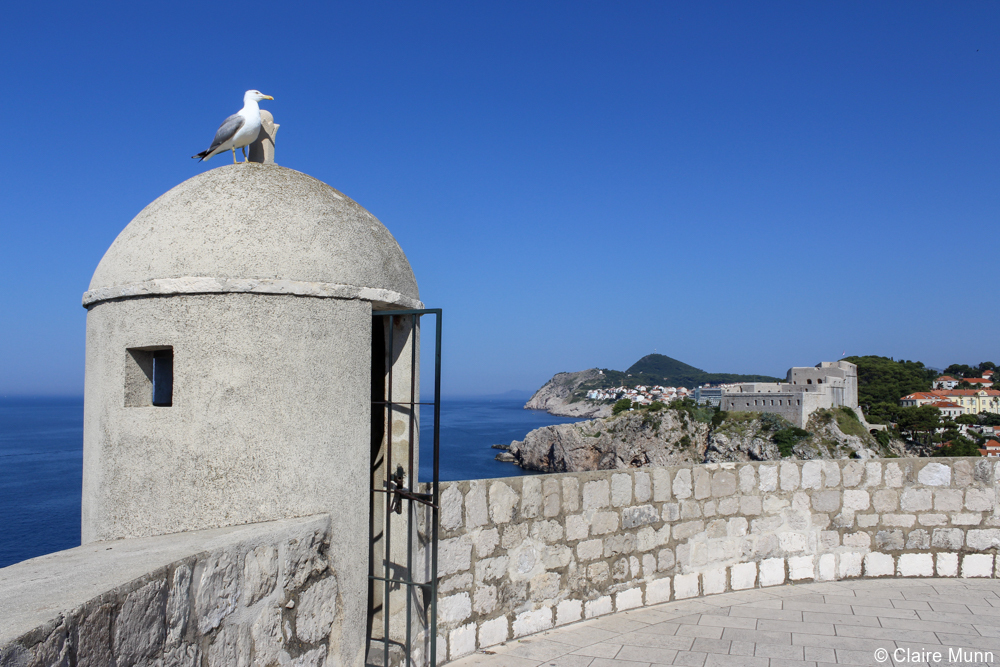 Walls of Dubrovnik architecture • Dubrovnik fortress