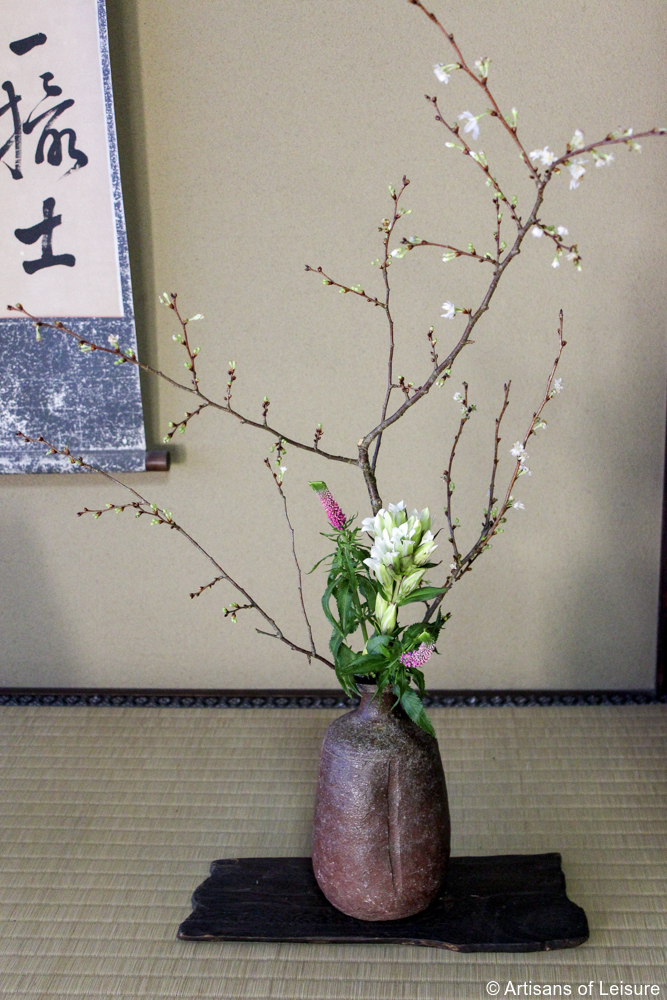 Ikebana Lessons in Japan