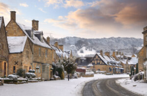 Winter holiday travel in England