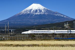 Japan bullet trains