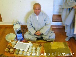 staying overnight at a Buddhist temple in South Korea