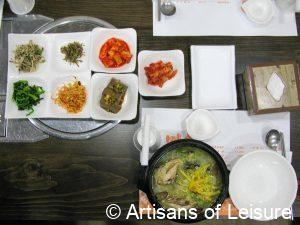 staying overnight at a Buddhist temple in South Korea