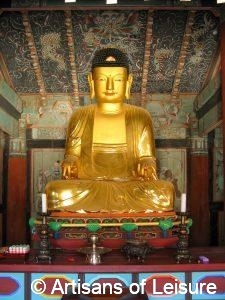 staying overnight at a Buddhist temple in South Korea