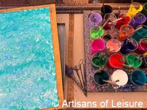 paper marbling in Florence