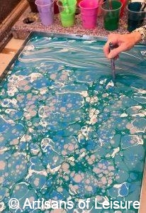 paper marbling in Florence