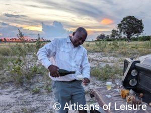 African safari sundowners