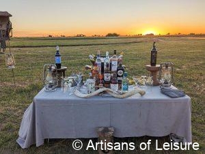 African safari sundowners