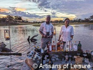 African safari sundowners
